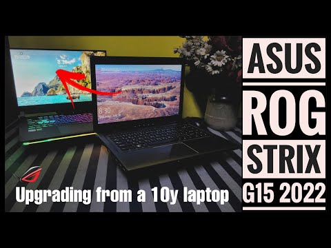 Asus ROG Strix G15 2022 G513RM - Unboxing and impressions - Finally an upgrade after 10 years !