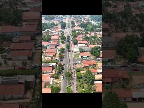 Piraquê Tocantins no dia da cavalgada de 2023 filmado com o drone dji mini 4 pro