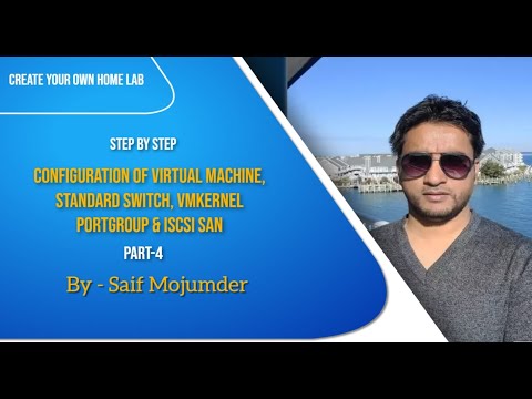 VMware Home Lab- Part 4 (Step-by-step configuration of VM, Standard Switch, VMKernel & iSCSI SAN  )