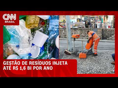 Estudo aponta impacto de até R$ 1,65 bilhões com gestão de resíduos no Rio | LIVE CNN