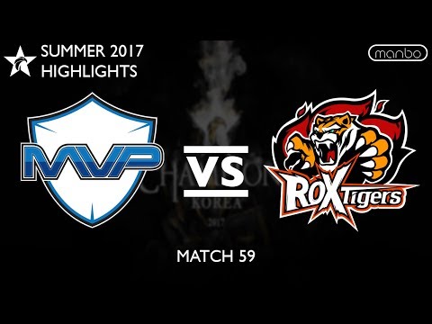 MVP vs ROX All Games Highlights LCK Summer 2017 MVP vs ROX Tigers LoL eSports