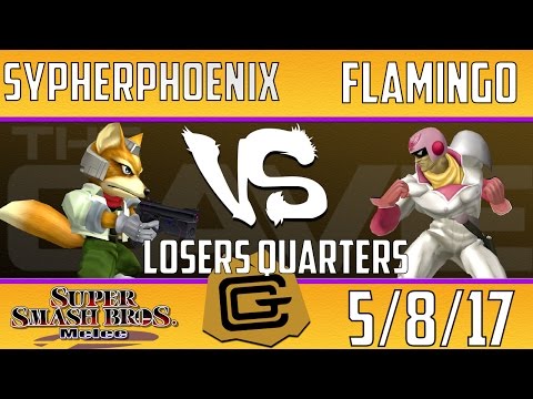 TCG Melee - SypherPhoenix (Fox) vs Flamingo (Captain Falcom) - Losers Quarters - SSBM 5/8/17