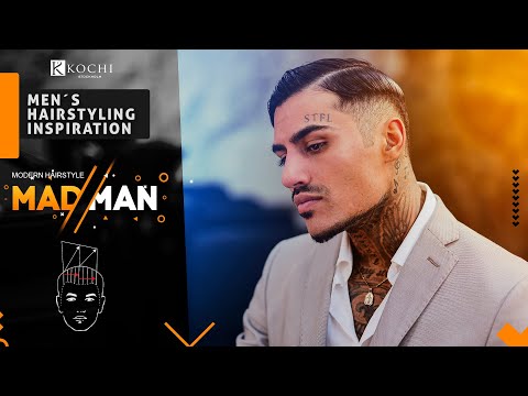 Men´s classic - shiny hairstyle. Sidepart hairstyling inspiration