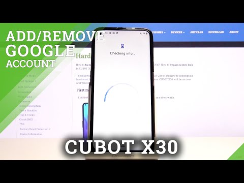 How to Add and Remove Google Account in CUBOT X30 – Manage Google User