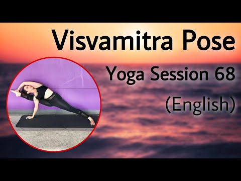 Visvamitrasana (Visvamitra Pose) | Session 68 (English) | Yoga With Parisa