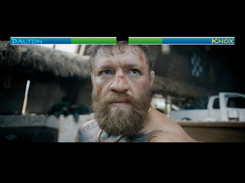 Dalton (Jake Gyllenhaal) vs Knox (Connor McGregor)...with healthbars