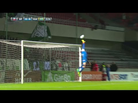 Monday Samuel trycker till - långskottet strax över mål - TV4 Sport