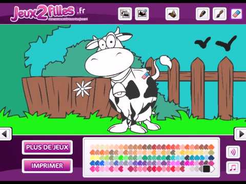 comment colorier une vache
