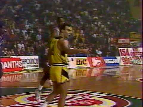 Quarterfinals | Aris vs Maccabi Tel Aviv | Champions Cup 1989-90 | Greek