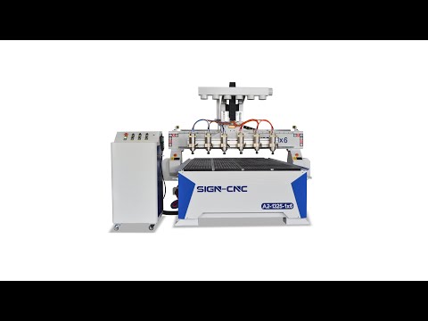 Много Головы Станок с ЧПУ Деревообрабатывающий Фрезерный Станок