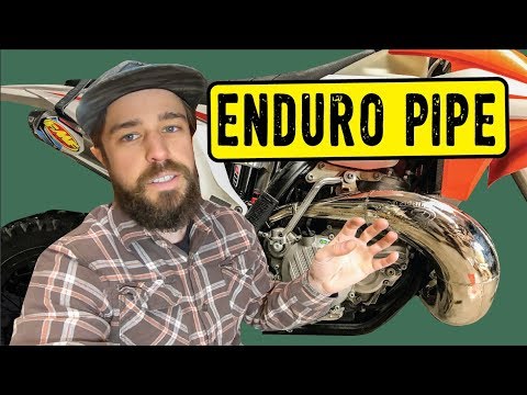 FMF Gnarly and turbinecore 2 pipe / 2019 250XC hard enduro build