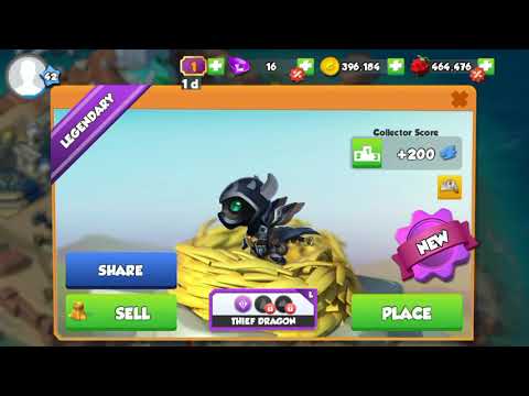 Did you get the thief and chestnut dragon