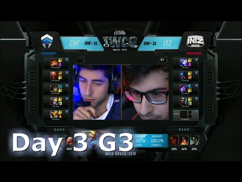 Chiefs vs INTZ e-Sports | S6 Worlds 2016 International Wildcard Qualifiers Day 3 | CHF vs ITZ