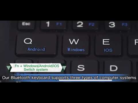 Astrill Bluetooth Keyboard Foldable with Magnetic Stand