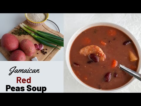 Plant Based Jamaican Red Peas Soup 🥣 | Plant Based Recipe