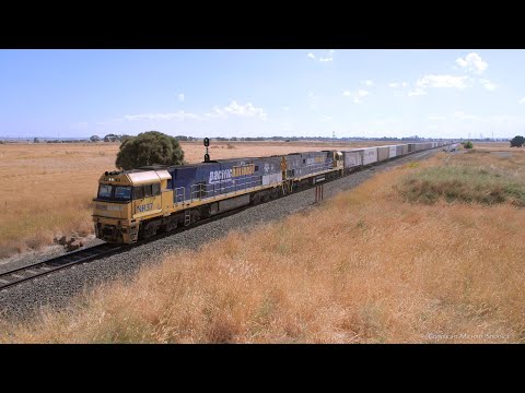 6PM7 Pacific National Container Train In Batesford (23/1/2023) - PoathTV Railways