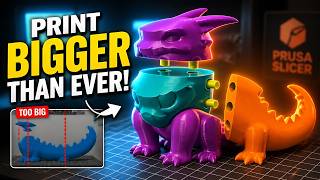 How To PRINT Objects Bigger Than Your Print Area in PRUSASLICER (EASY) 2026