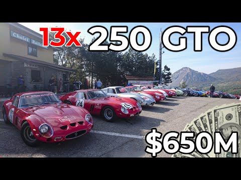 Thumbnail for $650M PARADISE - 13x FERRARI 250 GTO ALL TOGETHER 😱 by Ferrari 250 GTO