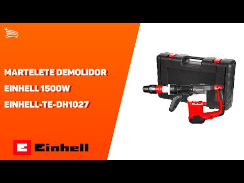 Martelo Demolidor TC-DH1600/1 SDS-Hex 43J 1600W  com Ponteiro Talhadeira e Maleta  - Video