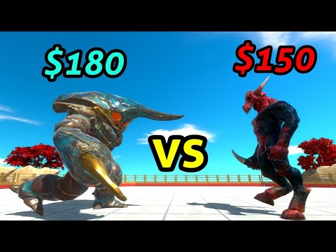Ranthorn vs kozarog the demon 5 round no cut animal revolt battle simulator