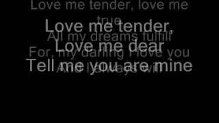 Love Me Tender By Norah Jones Lyrics