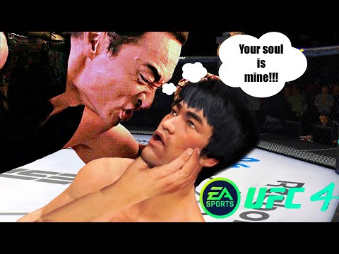 UFC4 Bruce Lee vs Shang Tsung Mortal Kombat EA Sports UFC 4 PS5