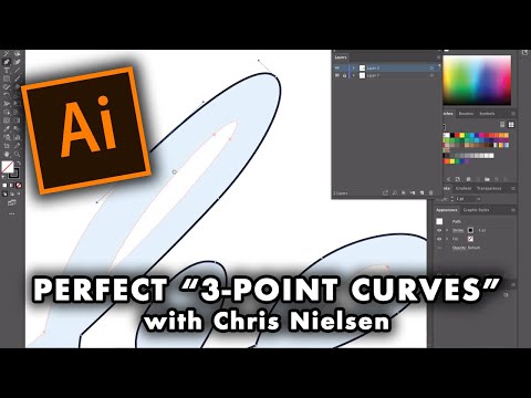 Drawing with my "3-POINT CURVES" Tutorial in Adobe Illustrator CC
