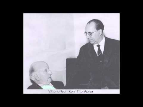 Tito Aprea - Vittorio Gui - J. Brahms - Concerto per Pianoforte e Orchestra n.1 - III Mov