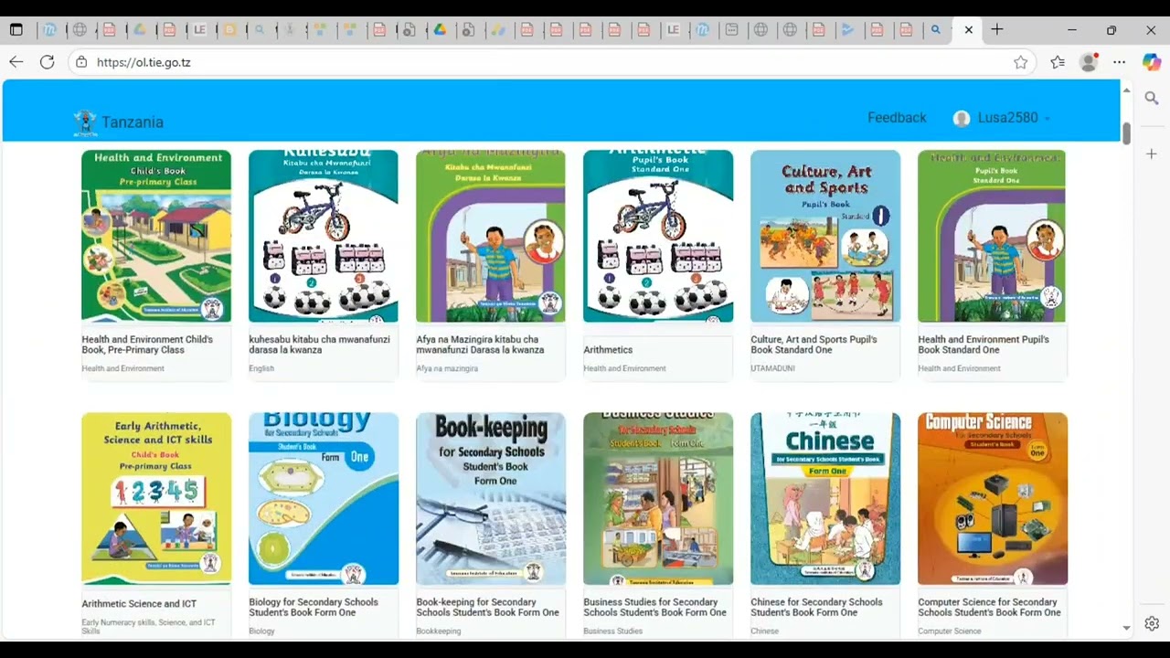 Jinsi ya Kupata Vitabu Vya Tie Mtaala Mpya - Tie Library