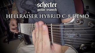 Video thumbnail for Schecter Hellraiser Hybrid C-8 demo! by Sonic Drive Studio