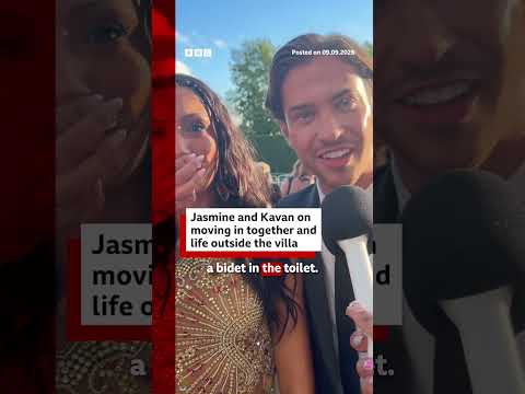 Jasmine and Kavan on moving in together and life outside the Love Island villa. #BBCNews