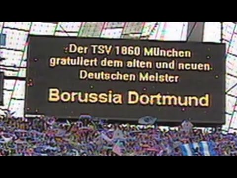 1860 München - Borussia Dortmund, BL 1995/96 33.Spieltag Highlights