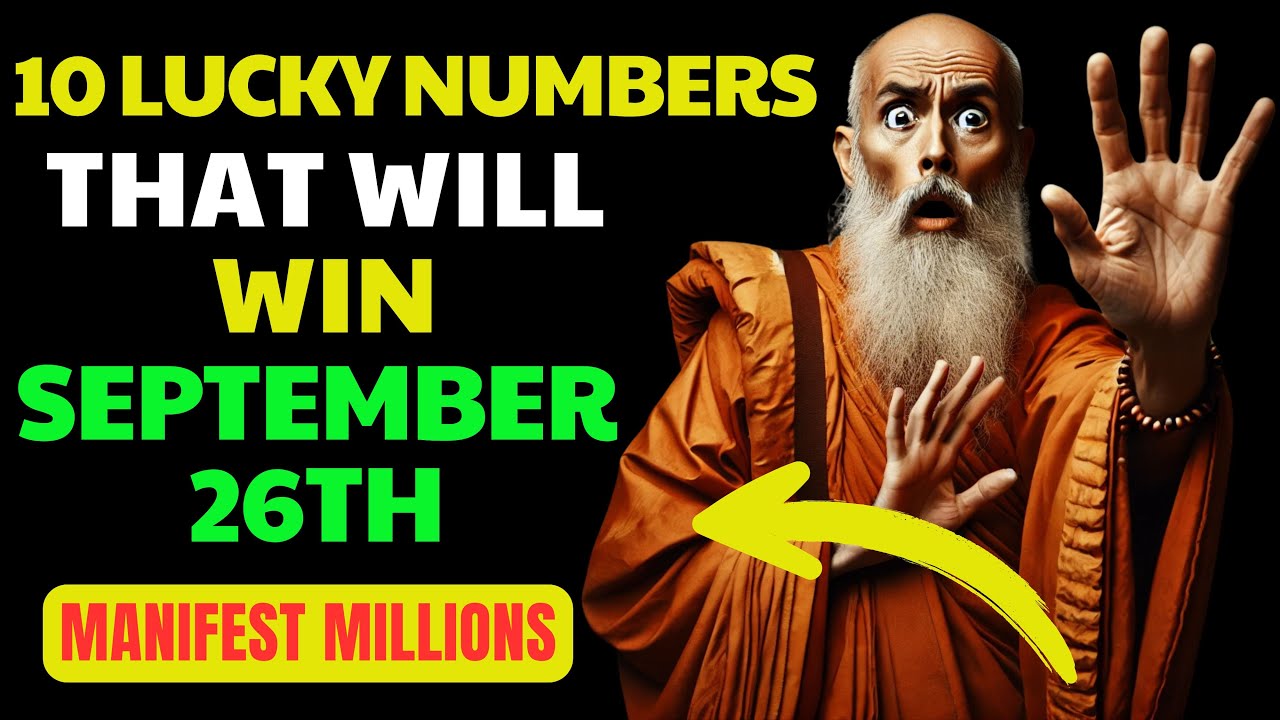 Lucky Numbers: 10 Numbers That Can Change Your Life And WIN BIG in SEP 2024 ✨ Buddhist Teachings