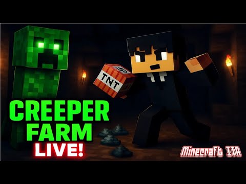 Costruiamo una Farm di Creeper🔥| Minecraft Live ITA con ZioPeppe67 #125