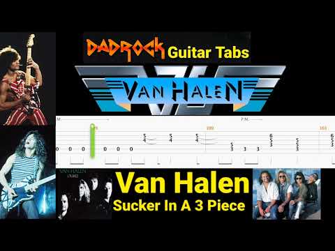 The following is the tablature for Sucker in a Three-Piece - Van Halen