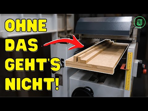 Genial! Mit dieser VORRICHTUNG wird dein DICKENHOBEL zur ABRICHTE! | Jonas Winkler