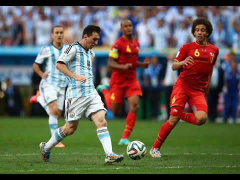Messi Vs Belgium world cup 2014