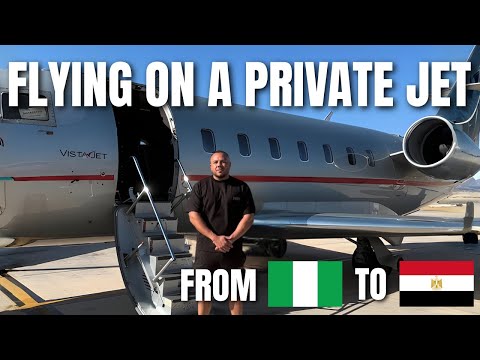 Flying From Nigeria To Egypt in A Private Jet