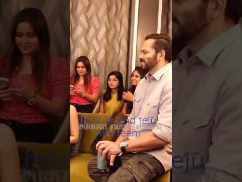 teju or Rohit sir together yesterday |tejaswe prakash|Rohit sir|Karan kundra|#viralshorts #whatsapp
