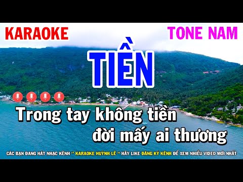 Karaoke Tiền - Ngọc Sơn ( Beat Hát Nhiều Nhất ) | Karaoke Huỳnh Lê