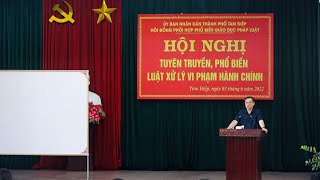 Hội nghị tuyên truyền, phổ biến luật xử lý vi phạm hành chính