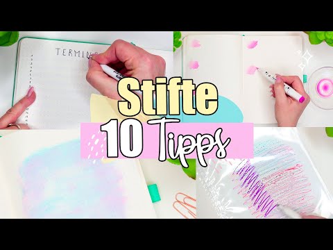 Bullet Journal STIFTE - Welche Stifte im Bullet Journal und was kann man damit machen?