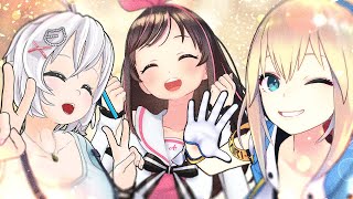 [Vtub] 絆愛 小白 未來明  三人雜談配信(+棉花糖