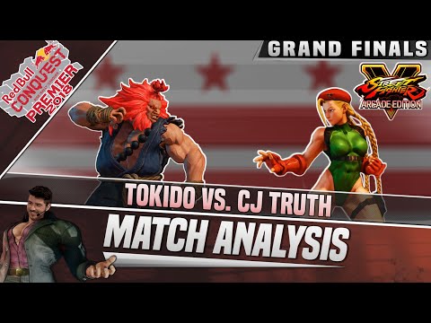 SFV AE Match Analysis: Red Bull Conquest Premier 2018 GRAND FINALS - Tokido vs. CJ Truth