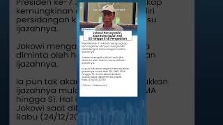 Jokowi Pasang Syarat Hadiri Sidang Ijazah, Siap Buka Dokumen SD hingga S1