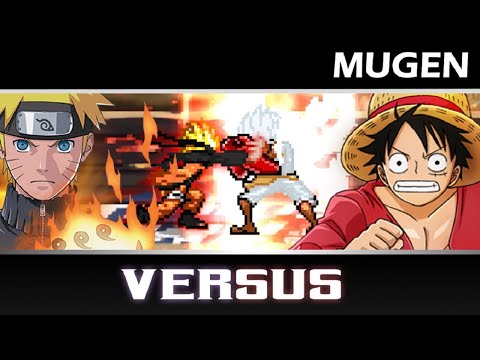 Naruto X Sasuke VS Luffy x Zoro [ ANIME WAR SUPER MUGEN ]