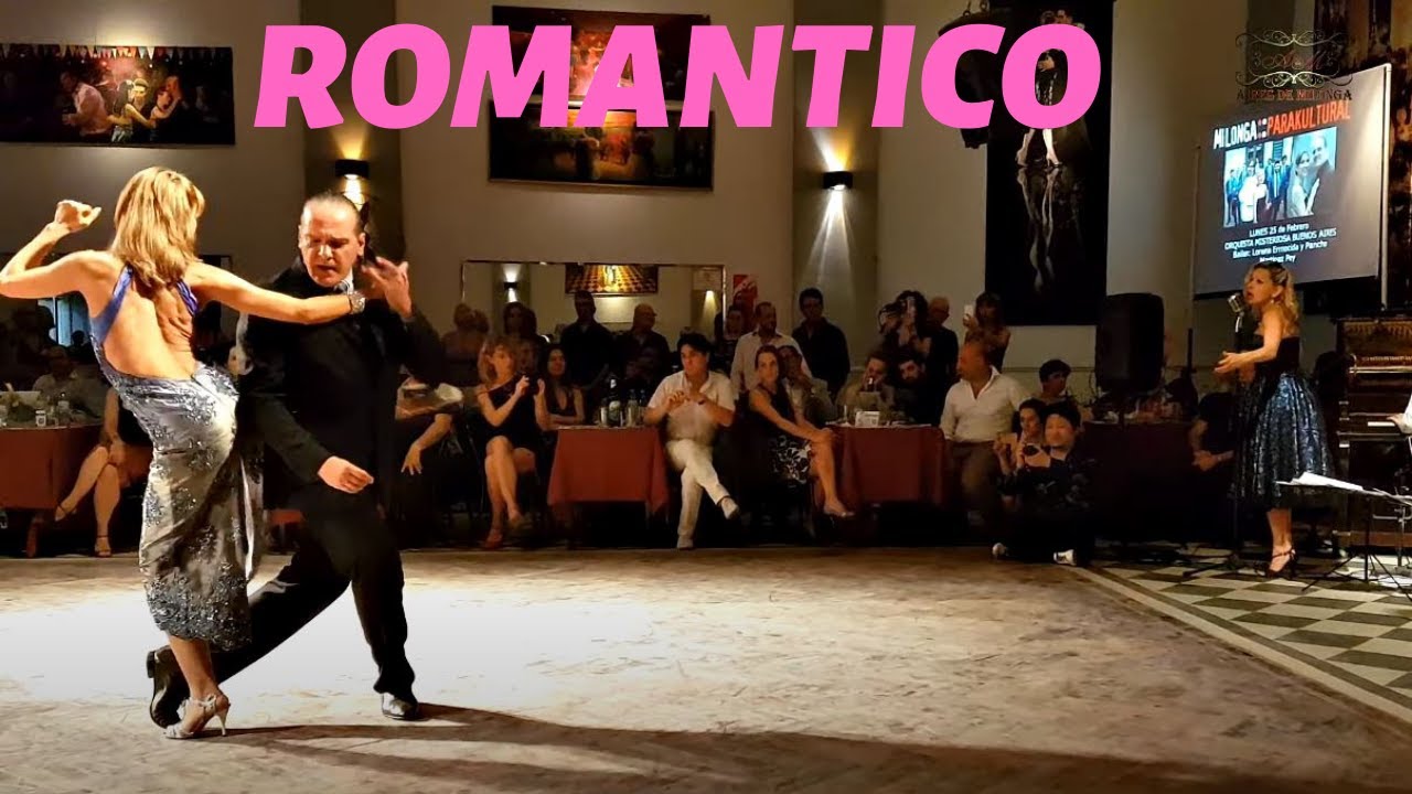 Romántico. Pancho Martinez Pey, Lorena Ermocida, Misteriosa Buenos Aires orquesta de tango baile