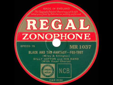 1933 Billy Cotton - Black And Tan Fantasy