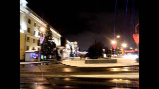 preview picture of video 'Минск в новогоднюю ночь 2012. New Year in Minsk, Belarus'