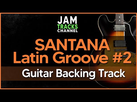 Santana Latin Groove #2  -  Guitar Backing Track in Cm